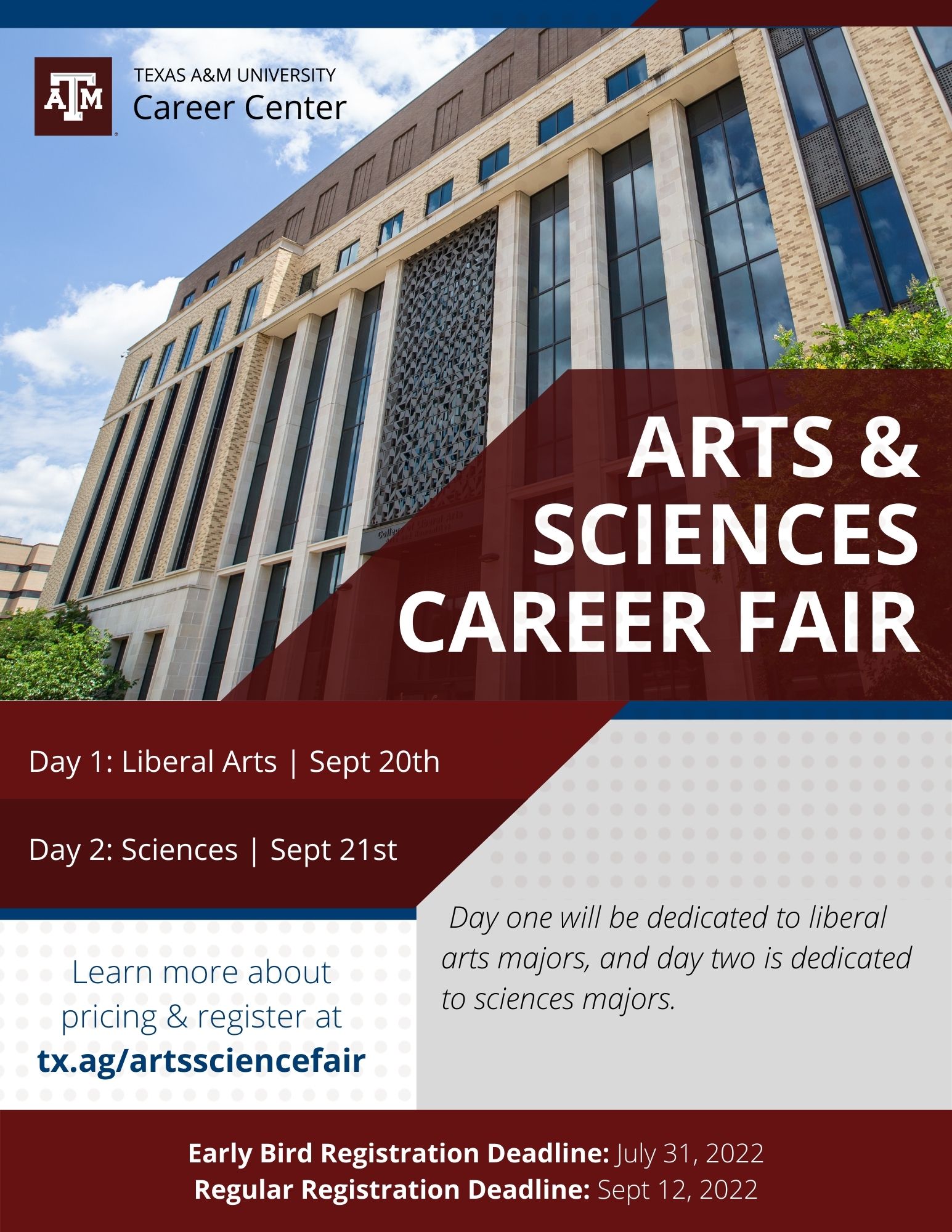 Arts and Sciences Career Fair Fall 2022 - Copy